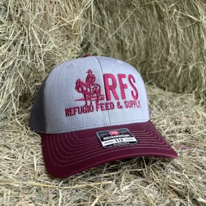 Richardson 112 - Heather Gray/Charcoal/Maroon