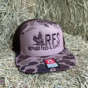 Richardson 168 7-Panel - Bark Duck Camo/Brown